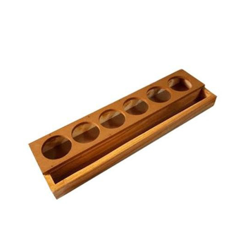 Wooden Staining Rack 6 bottle