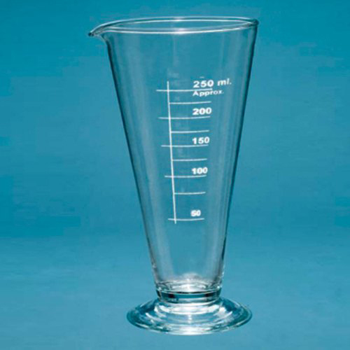 Conical Measure Graduated, Glass Base & Spout